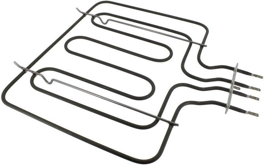 Oven Grill Element Verwarmingselement Oven Reparatie 2800 Watt Vermogen 40 x 40 cm Zilver
