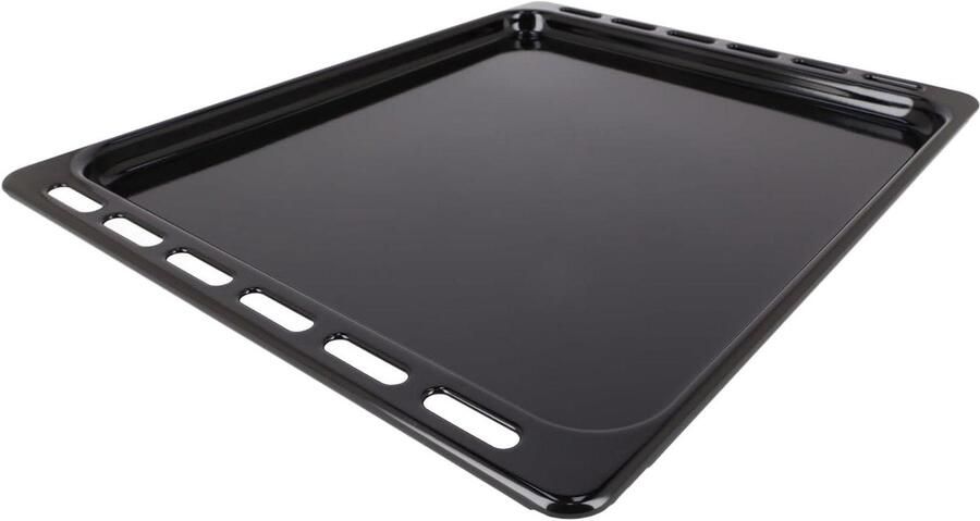 Oven Grill Pan Bakplaat Bakpan Oven Gebruiken Universeel Pasvorm 44.5 x 37.5 cm Zwart
