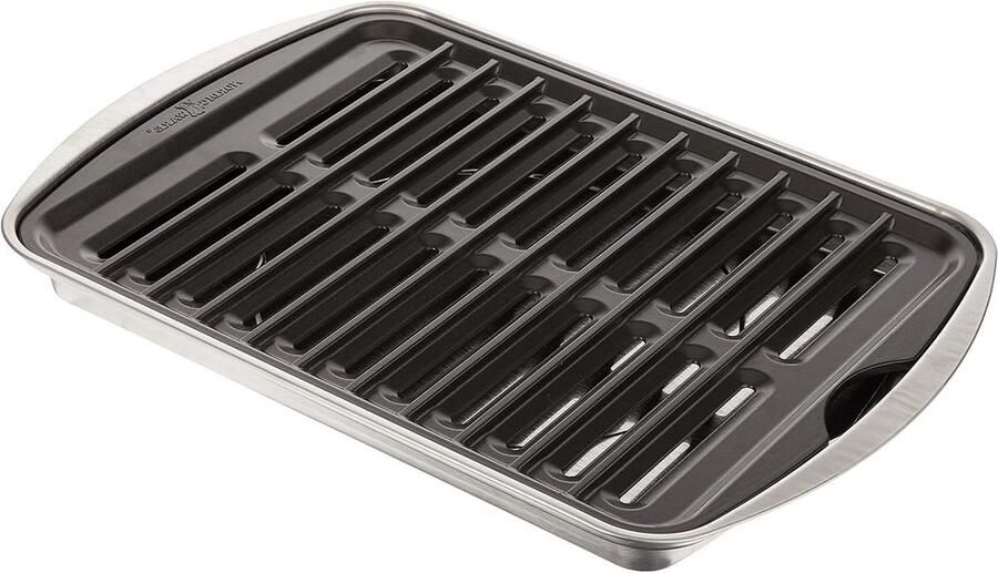 Oven Grill Pan Bakplaat Rooster Vlees Braden Gegoten Aluminium 3239 x 445 x 4445 cm Metaal