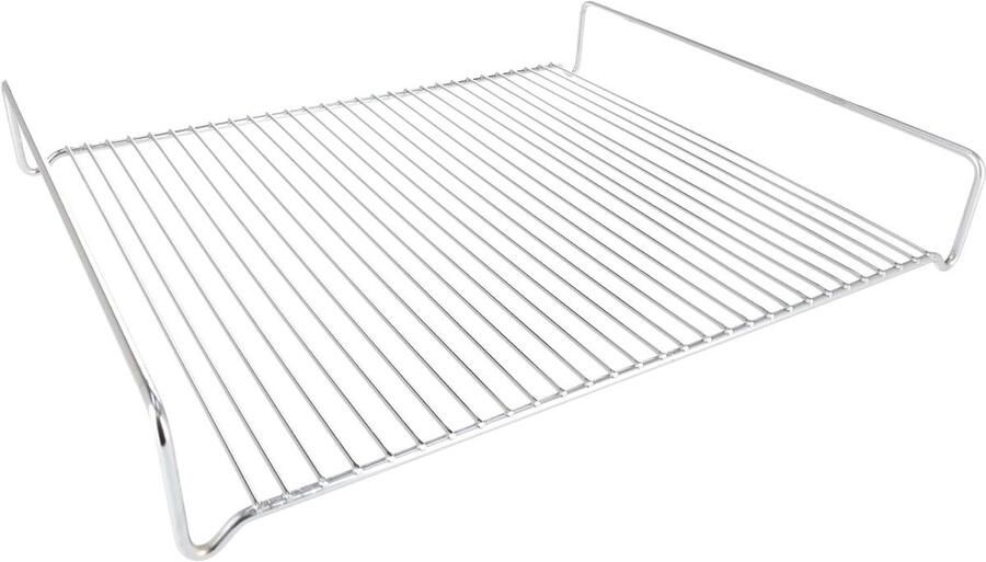 Oven Grill Plank Ovenrooster Inzet Grillen in Oven Vet Opvangbak 384 x 313 x 60mm Zilver