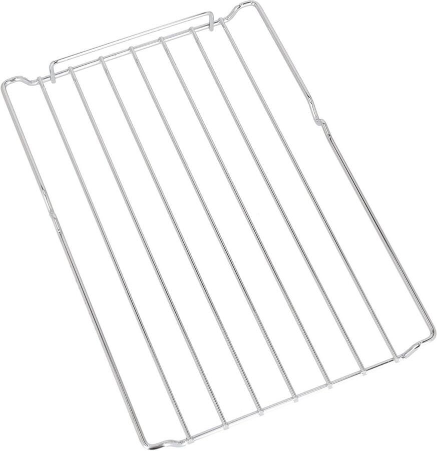 Oven Grill Rooster Bakplaat Onderdeel Oven Gebruik Specifieke Pasvorm 350x240mm Zilver