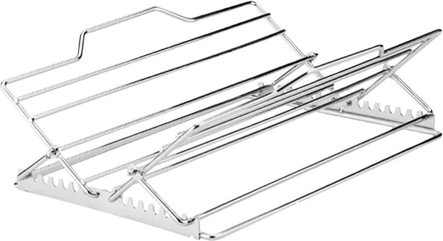Oven Grill Rooster Bakrooster Koelrek Bakken Grillen Verstelbaar Rooster 23x33 cm Zilver