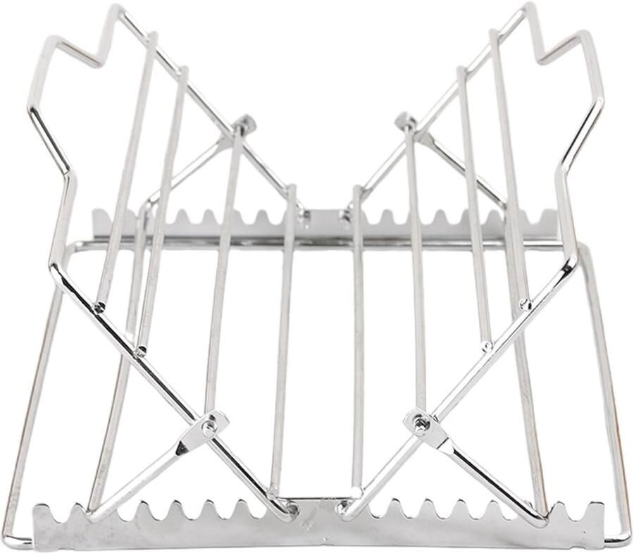 Oven Grill Rooster Oven Bakken en Grillen Vaatwasserbestendig 23x33 cm Zilver