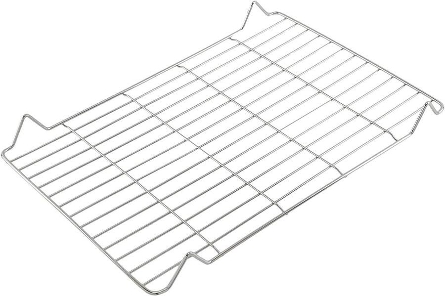 Oven Grillrooster Plaatsvervangend Rooster Koken en Bakken Universele Pasvorm 33.5 cm Zilverkleurig