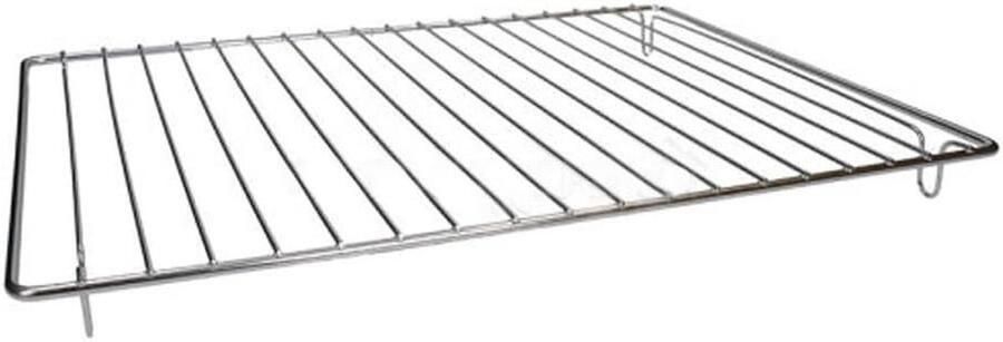 Oven Grillrooster Vervangend Rooster Gelijkmatig Koken Verchroomd Draad 425x320 mm Zilver