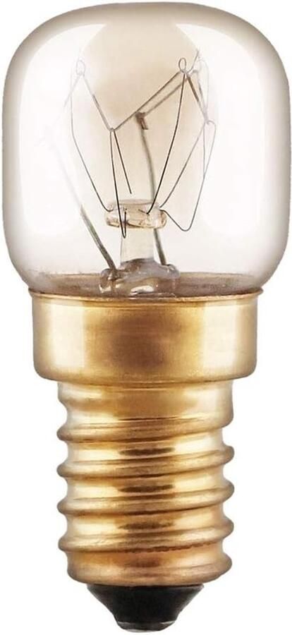 Oven Lamp E14 Hittebestendige Lamp Apparaten Verlichten Dubbele Spiraal T22 Messing