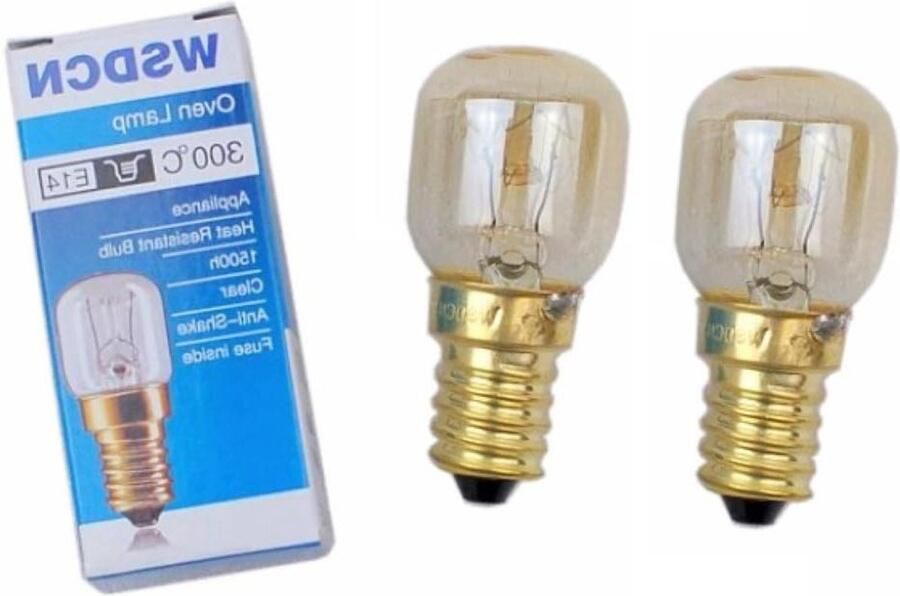 Oven Lamp Hittebestendige Lamp Keuken Gebruik Hoge Temperatuur Bestendig 2 Stuks Helder
