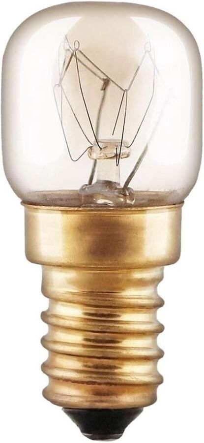 Oven Lamp Hittebestendige Peertjes Hoge Temperaturen Dubbele Spiraal 25 Watt Messing