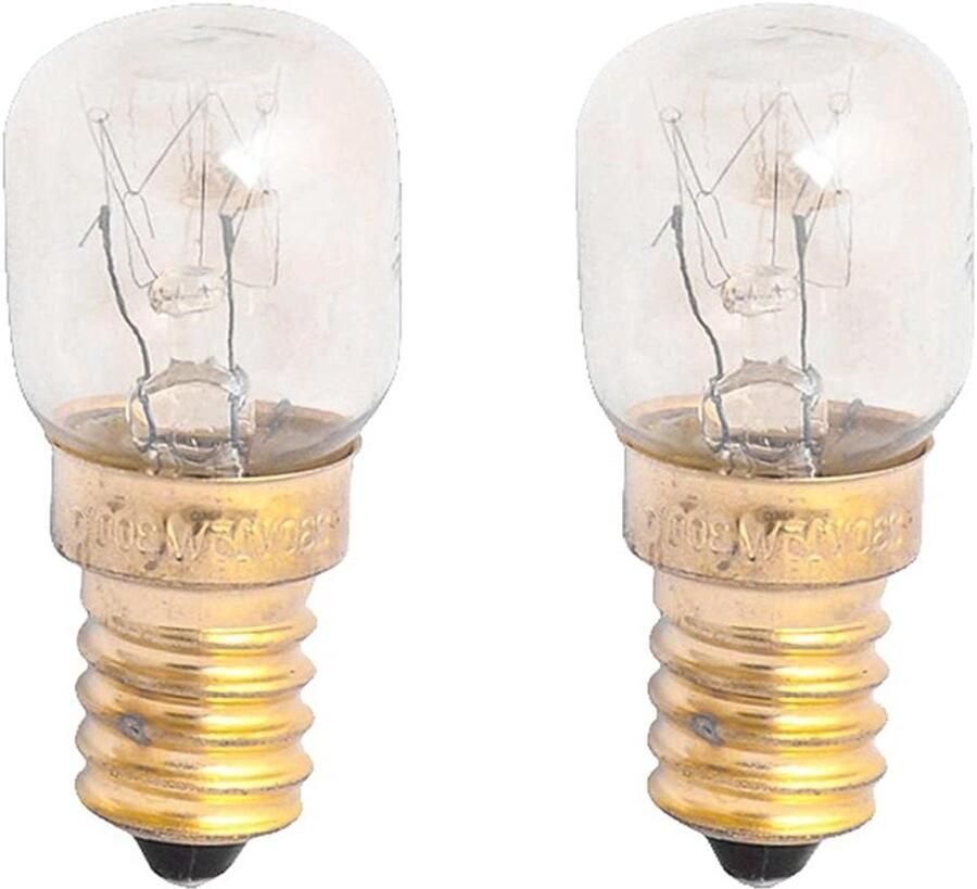 Oven Lampen Microgolf Lampen Koken Verlichten Hittebestendig 300 Graden 2 Stuks Wit