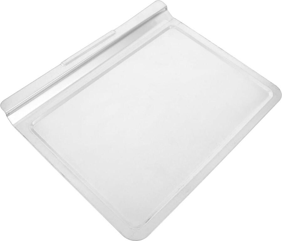 Oven Lekbak Bakplaat Grill Bakken en Grillen Consistente Warmteverdeling 303 x 24 x 2 cm Zilver