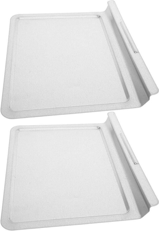 Oven Lekbakken Kruimellades Bakken en Braden Hoge Rand Ontwerp 28.5 x 23.5 cm Zilver