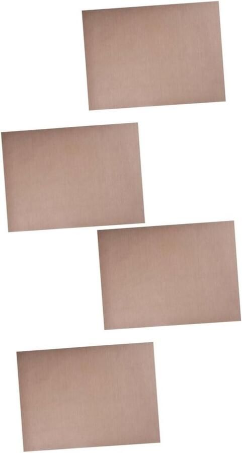 Oven Liner Bakplaat Bakmat Oven Schoonhouden Herbruikbaar Glasvezel 40 x 30 cm Bruin