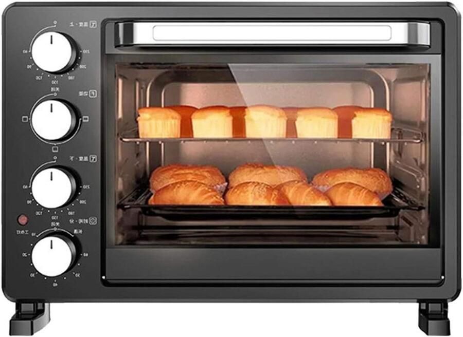 Oven Magnetron in zilveren tact ingebouwde elektrische enkele oven roestvrij staal premium convectie halogeen ovenfornuis ideaal voor braden bakken