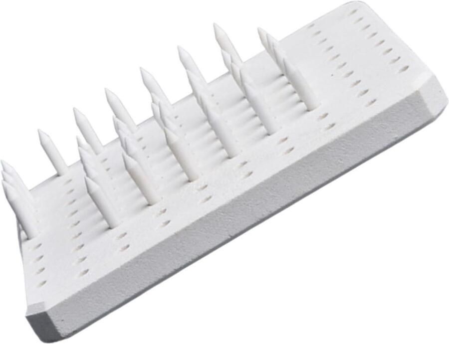 Oven Mat Aardewerk Bakken Houder Klei Keramiek Bakken Beweegbare Oven Nagels 60 stuks Wit