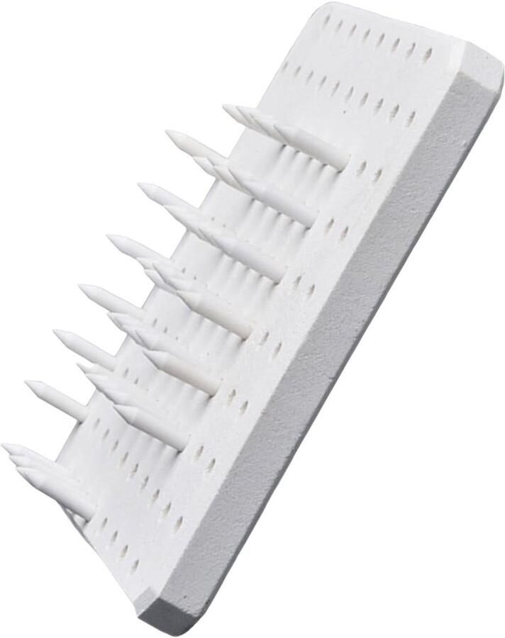 Oven Mat Houder Keramiek Bak Gereedschap Aardewerk Bakken Hittebestendig Aluminiumoxide 10 cm Wit