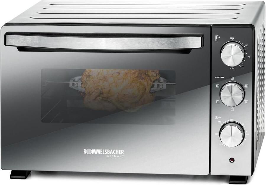 Oven met Draaispit en Hetelucht voor Bakken en Grillen - Foto 1