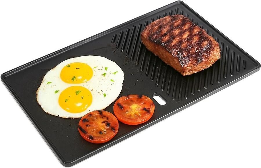 Oven Omelette Plaat voor Gasgrill Ideaal voor Eieren Kip en Roerei Gietijzeren Grillaccessoire