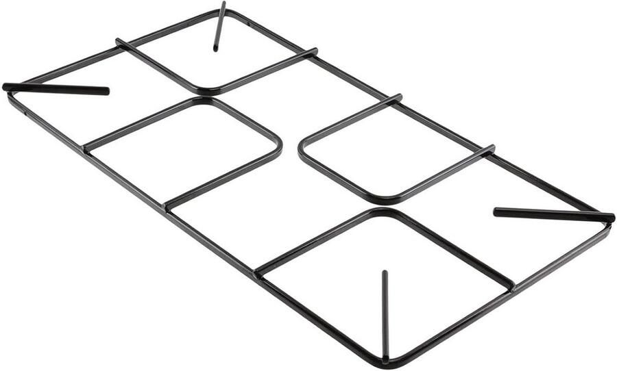 Oven Pan Support Kookplaat Rooster Koken op Gas Stabiele Ondersteuning 450x245mm Zwart