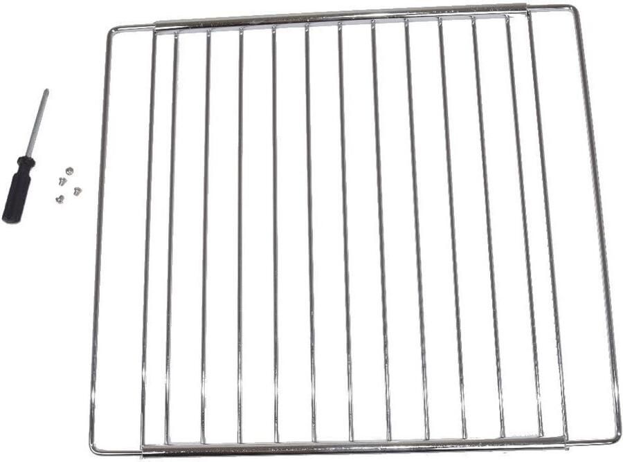 Oven Plank Verstelbare Plank Oven Gebruik Universeel Verstelbaar 35-56cm Zilver