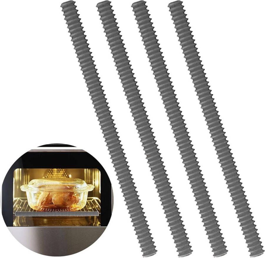 Oven Rack Covers Heat SIL Liner Pack of 40 Oven Shelf Guard Long Oven Rack Against Burns Scars