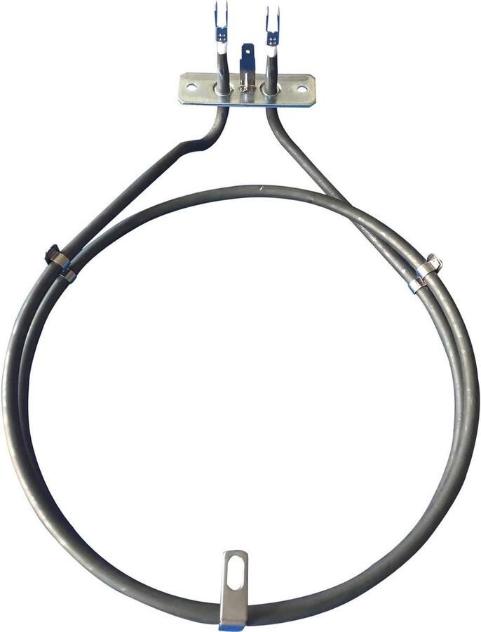Oven Ring Verwarmingselement Hete Lucht Element Oven Reparatie 2000 Watt Vermogen 195 mm Buiten Diameter Zilver