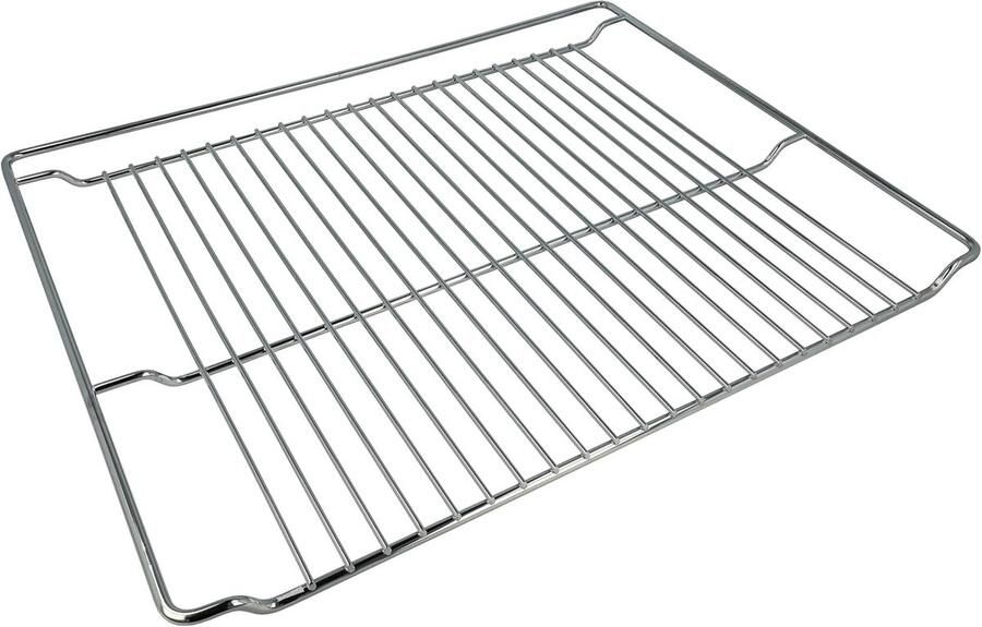 Oven Rooster Bakplaat Accessoire Gelijkmatig Bakken Vaatwasserbestendig 46.5 x 37.5 cm Zilver