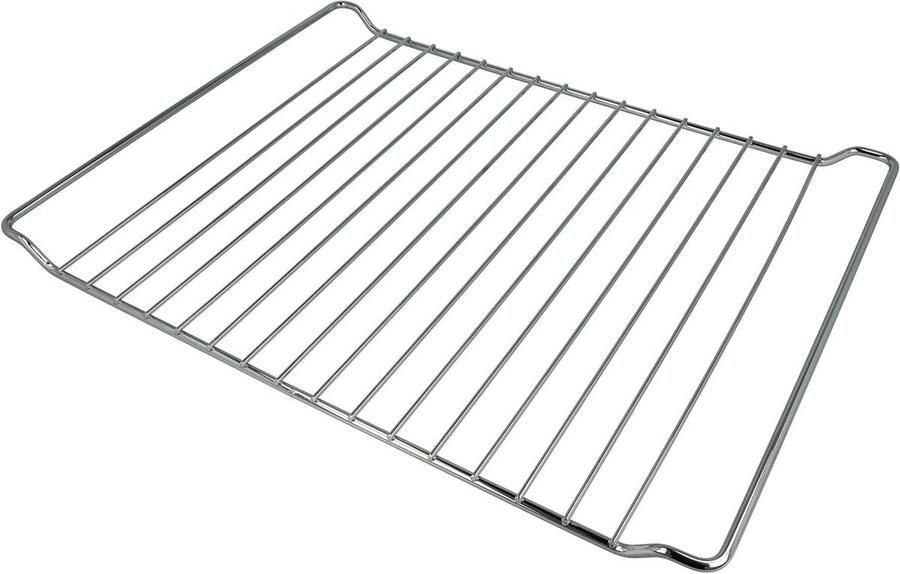 Oven Rooster Bakplaat Vervanging Gelijkmatige Warmte Vaatwasserbestendig 448 x 34 cm Zilver