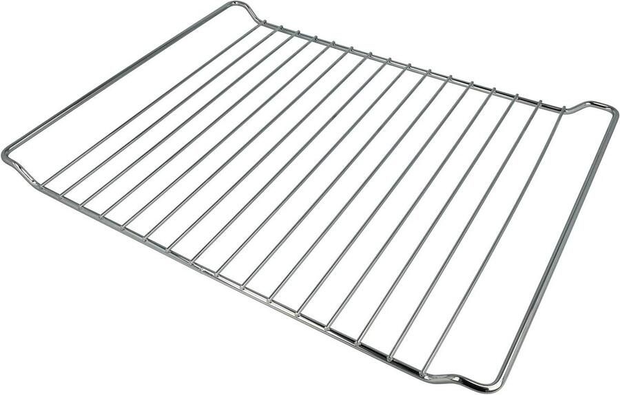Oven Rooster Bakrooster Ovenplaat Gelijkmatig Bakken Hittebestendig Metaal 448 x 34 x 3 cm Zilver