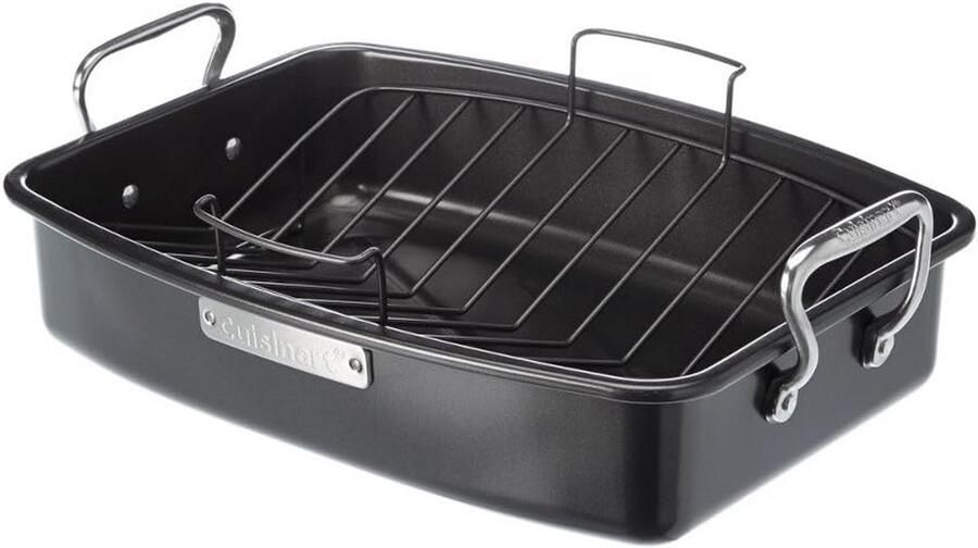 Oven Rooster Braadrek Bakplaat Grote Braden Afneembaar Rek 17 x 13 Inch Zilver