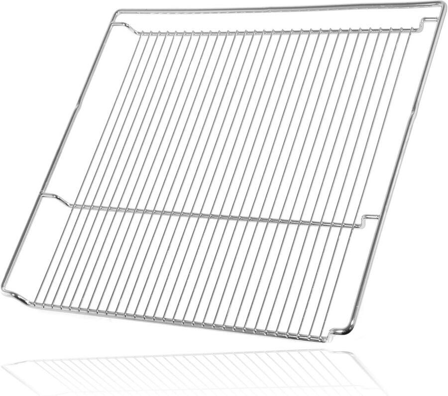 Oven Rooster Grill Plank Bakplaat Oven Gebruik Roestvrijstaal Materiaal 465 x 365 mm Zilver