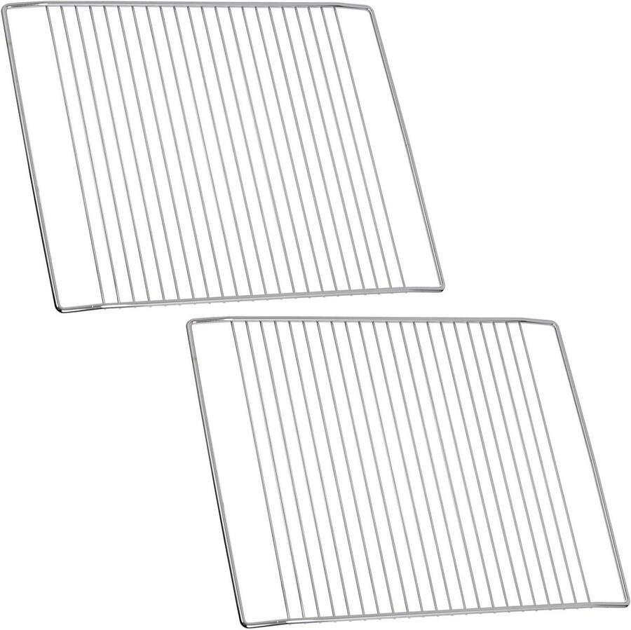 Oven Rooster Grill Plank Onderdeel Vervangen Specifieke Pasvorm 460 x 360 mm Zilverkleurig