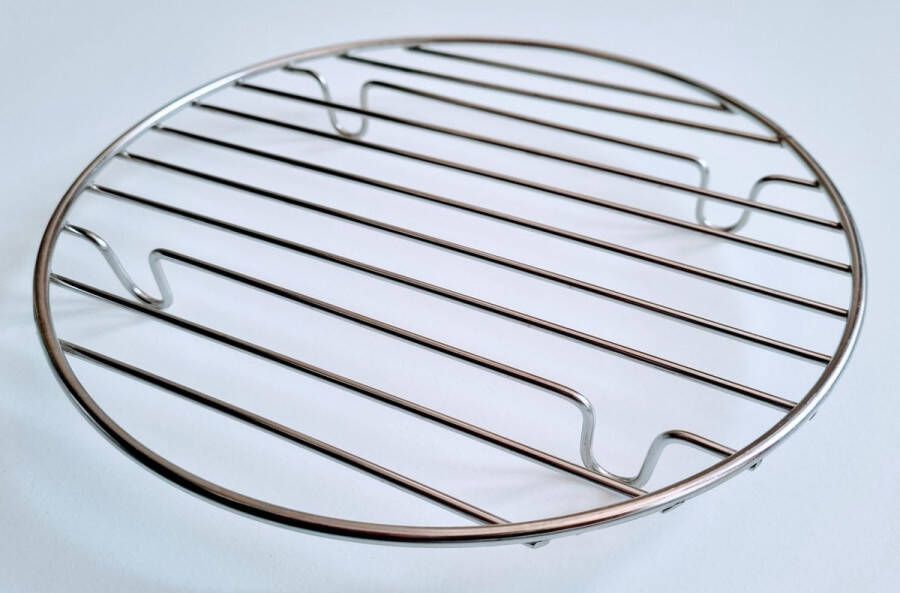 Oven rooster Magnetron rooster Klein Oven rek Magnetron rek RVS Rond 23x23x3 cm