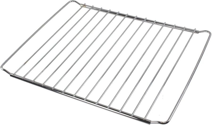 Oven Rooster Uitschuifbaar Rek Bakken en Braden Verstelbaar en Robuust 35-62 cm Chroom