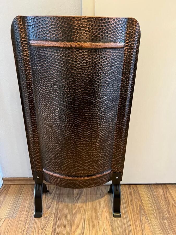 Oven Scherm met Poten Koper 91 x 46 cm
