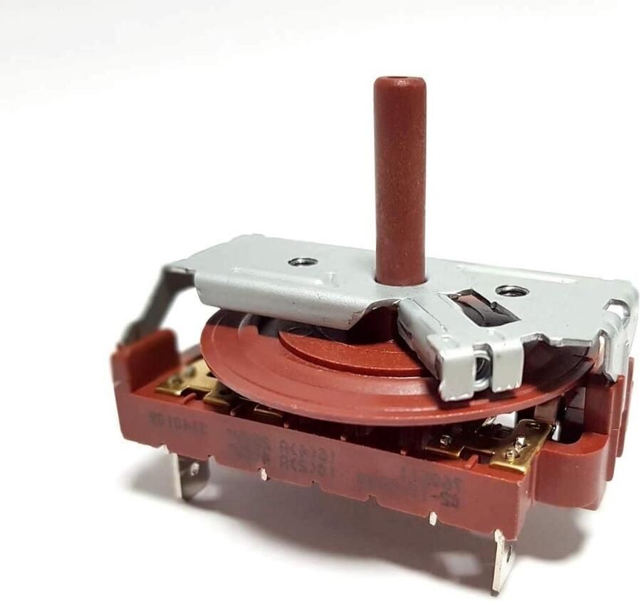 Oven Selector Schakelaar Oven Reparatie 6 Posities 7 Connectoren Zwart