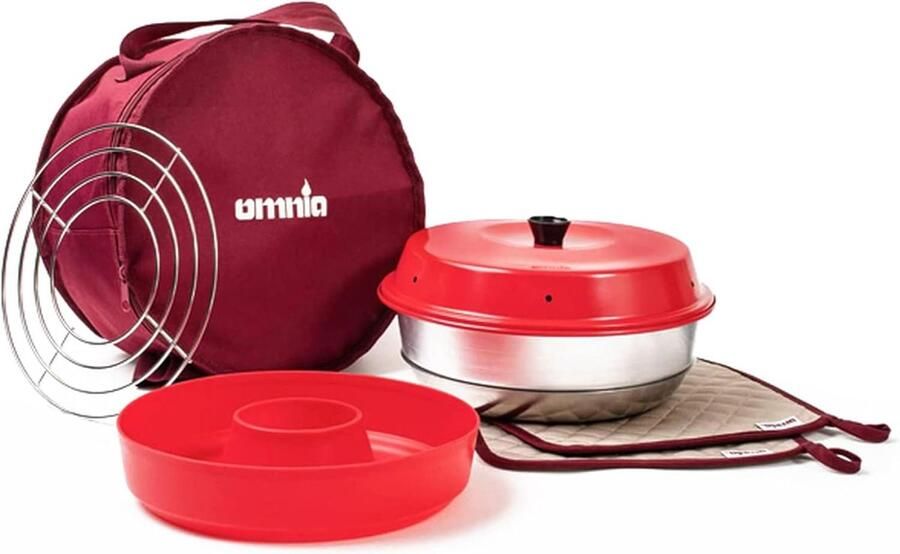 Oven Set Campingoven met Accessoires Silicone Vorm en Bakrooster Versgebakken Brood en Gerechten SnelShoppen