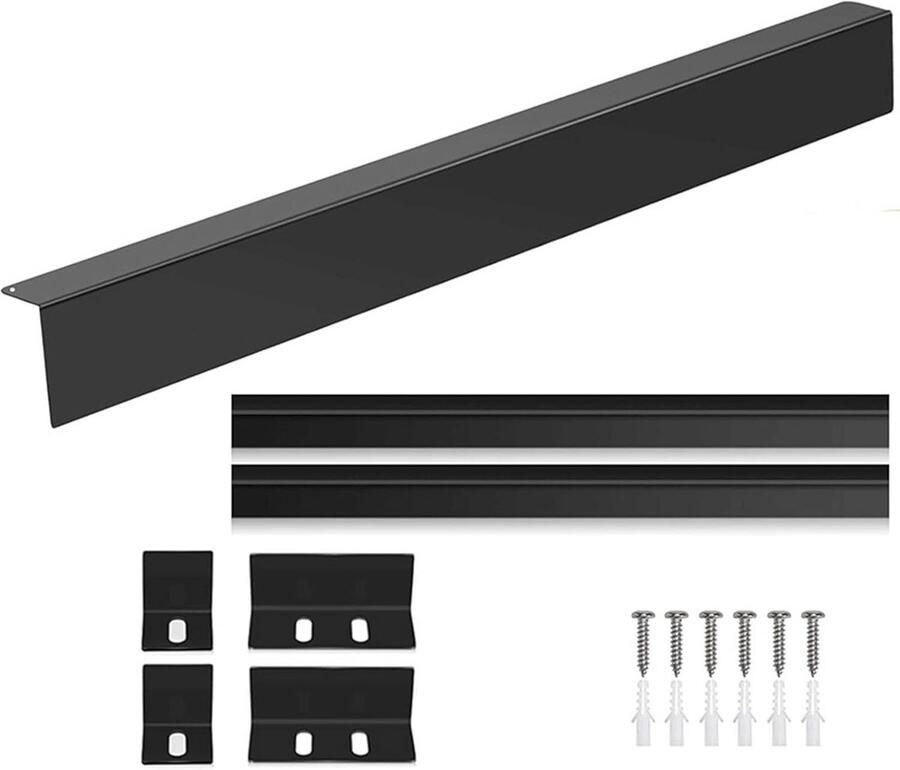 Oven Spleet Afdichtingsstrip Kookplaat Beschermer Keuken Opruimen Naadloze Keukenintegratie 77 cm Zilver