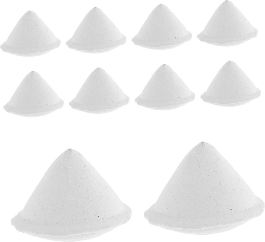 Oven Steun Nagels Keramiek Steunen Keramiek Bakken Geoptimaliseerde Warmteverdeling 3 x 3 x 2.5 cm Wit