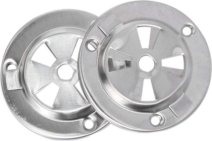 Oven Ventilatiegat Droogoven Ontluchter Warmteafvoer Regelen Roestvrij Staal Materiaal 65 x 65 cm Zilver