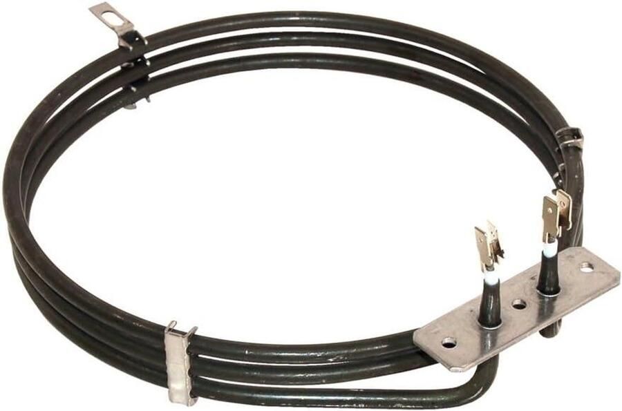 Oven Ventilator Element Circulatie Element Oven Reparatie Originele Vervanging 25 x 6 x 19 cm Zilverkleurig