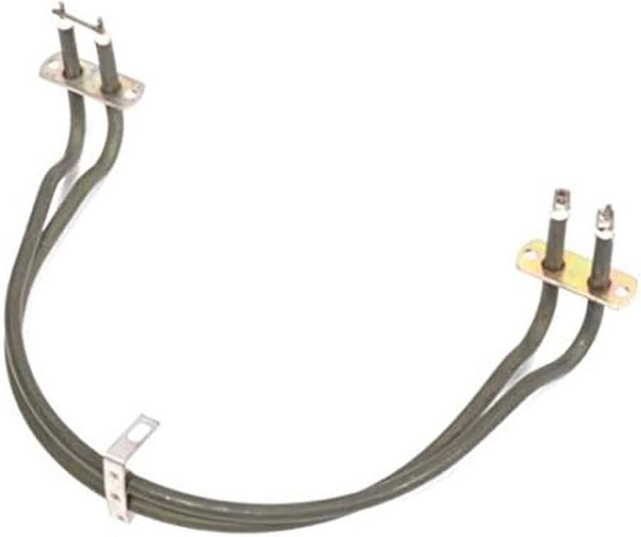 Oven Verwarmingselement Circulair Rond Element Oven Reparatie Half Moon Vorm 156mm x 240mm Zilver