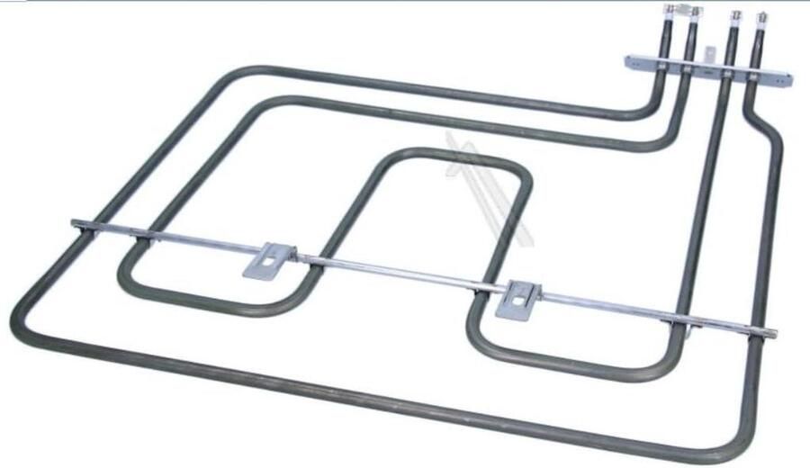 Oven Verwarmingselement Grill element Oven Reparatie Dubbele Spiraal 1100W + 1100W Metaal