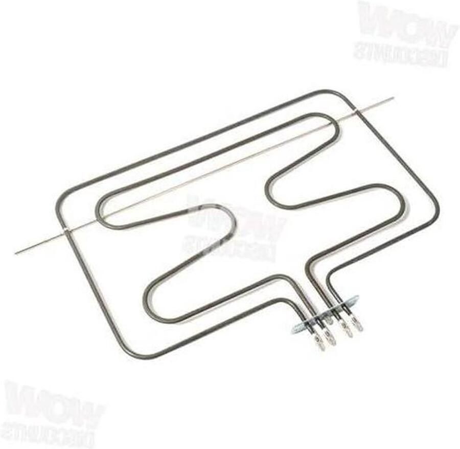 Oven Verwarmingselement Grill Element Oven Reparatie Dubbele Verwarming 335mm Lengte Zilver