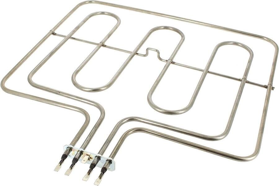 Oven Verwarmingselement Ovenweerstand Oven Reparatie Dubbele Weerstand 1400 + 1200 W Zilver