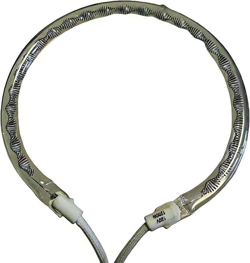 Oven Verwarmingselement Reserveonderdeel Gelijkmatig Garen Stabiele Hoge Temperatuur 14 cm Diameter Zilverkleurig