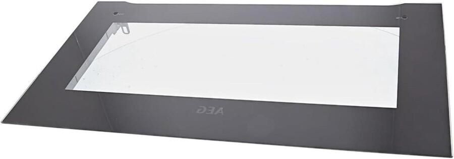 Oven Voorglas Magnetron Deurglas Apparaat Reparatie Directe Vervanging 594 x 332mm Zwart