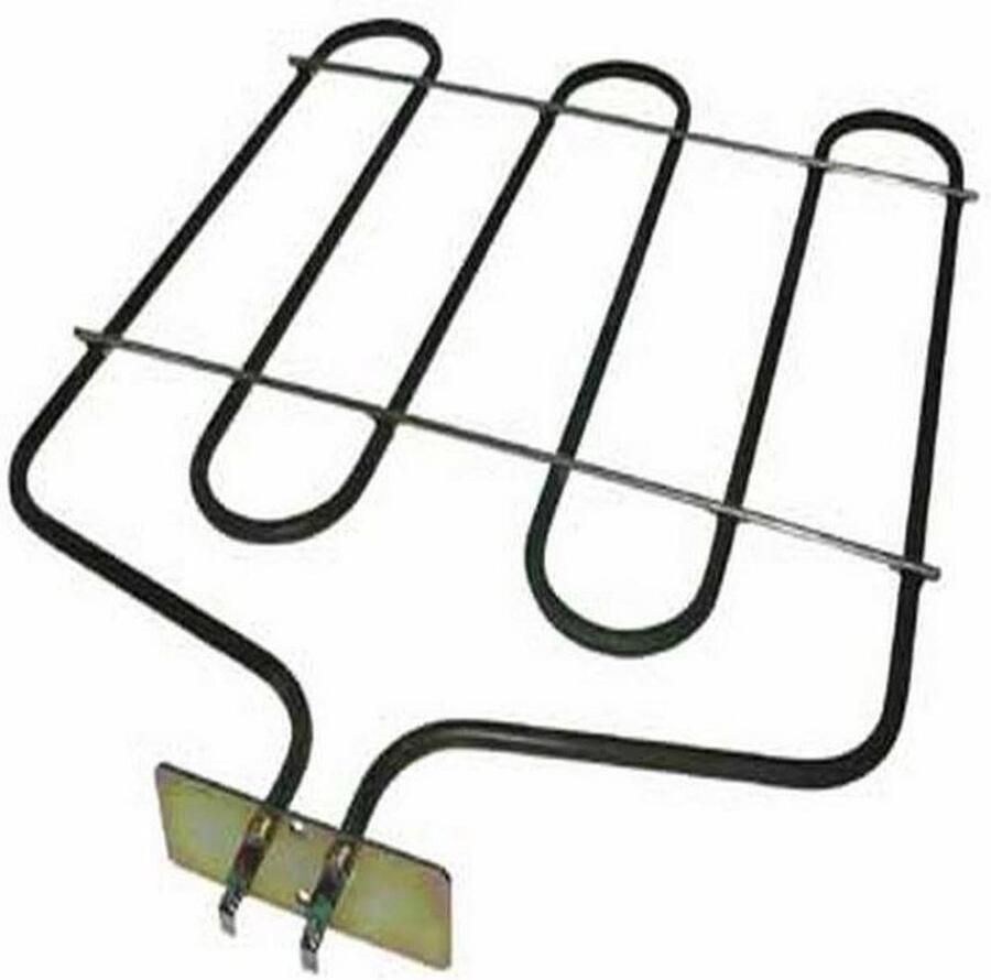 Oven Weerstand Reserveonderdeel Oven Reparatie 1530 Watt Vermogen 415 x 308 mm Zilverkleurig