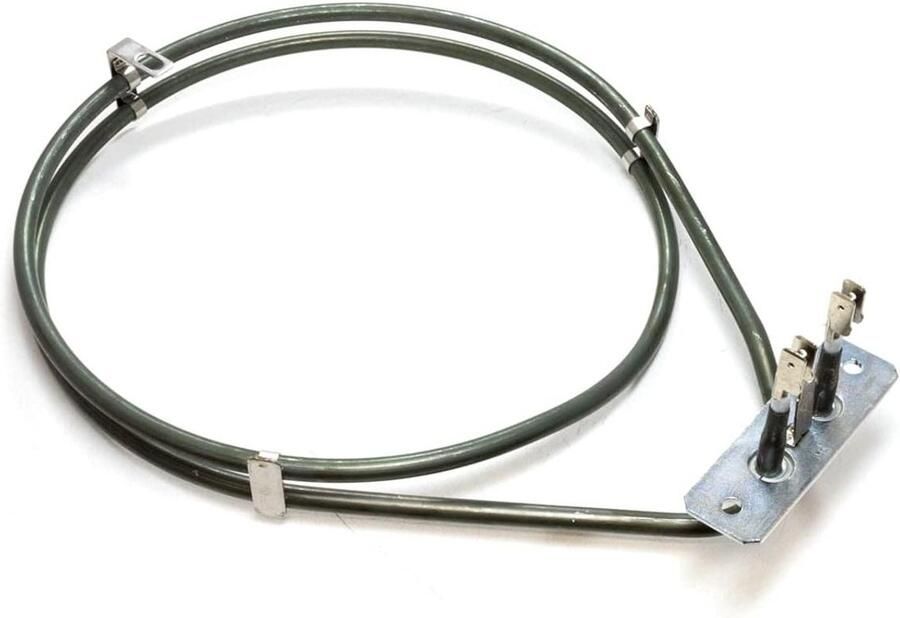 Oven Weerstand Reserveonderdeel Oven Repareren Ronde Geventileerde Type 19.5 cm Buitendiameter Antraciet grijs