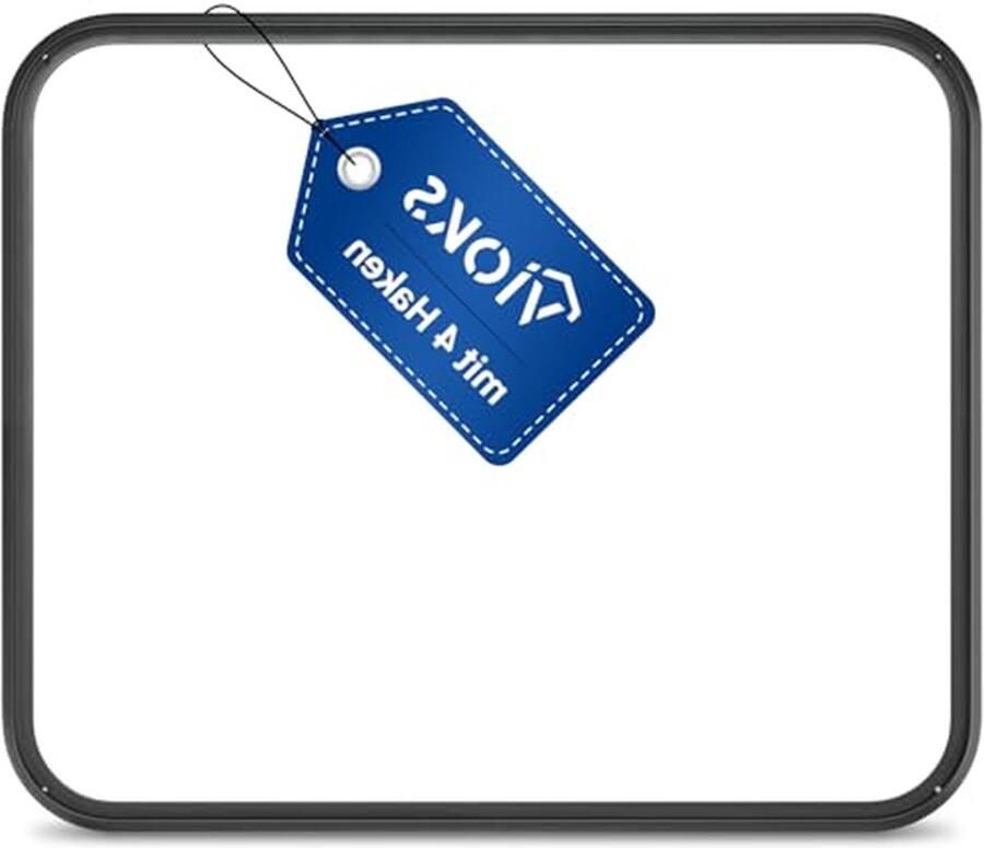 Ovenafdichtrubber Fornuis rubber Oven repareren Hittebestendig met haken 410 x 330 mm Zwart - Foto 1