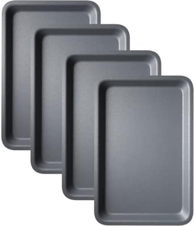 Ovenlade Bakplaat Set Lade Pan Bakken Koken Antiaanbaklaag 31cm Diep Zwart